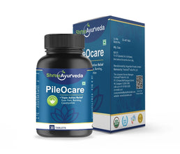 Pile O Care - Ayurvedic Piles Pain Relief Tablet Bleeding & Hemorrhoids Care